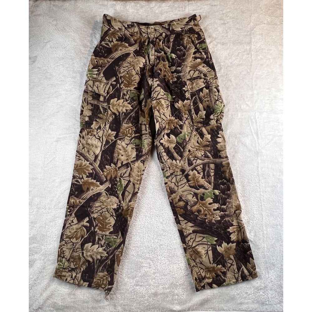 VTG Master Sportsman Camo Cargo Pants Men's 30x29.5 Outdoor Gear Hunting Y2K